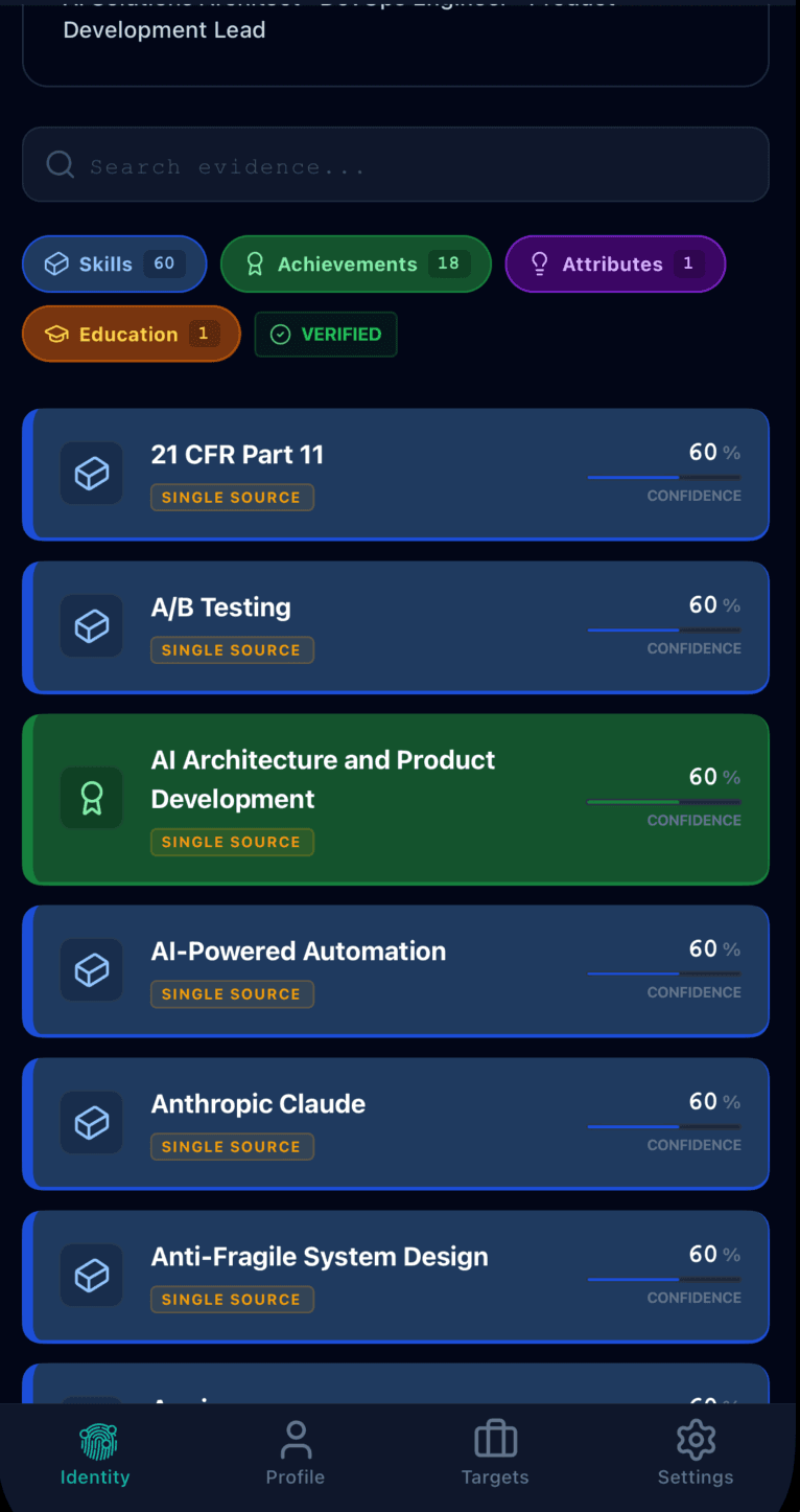 Idynic Mobile App - Portrait